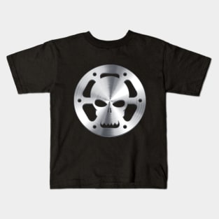 Cinema Film Roll Metal Skull Kids T-Shirt